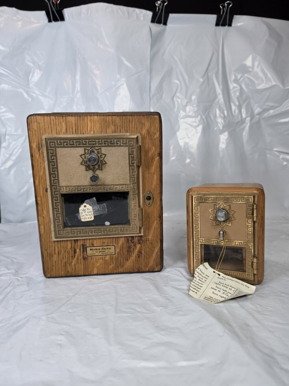 Antique Vintage Post Office Po Box (1940-60's Mail Box Postal Bank Authentic